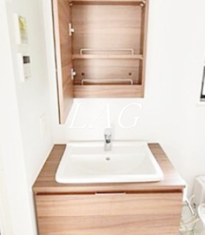 洗面設備　洗面台です。