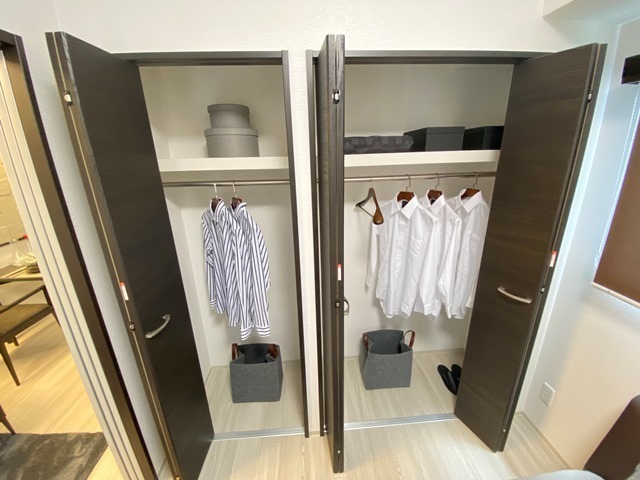 収納　モデルルームです