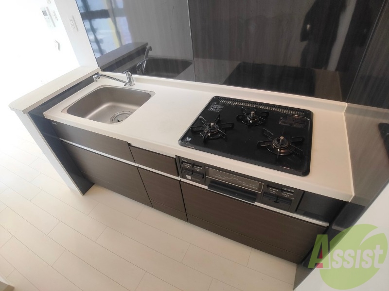 キッチン　ガスシステムキッチンで楽しくお料理しましょう～