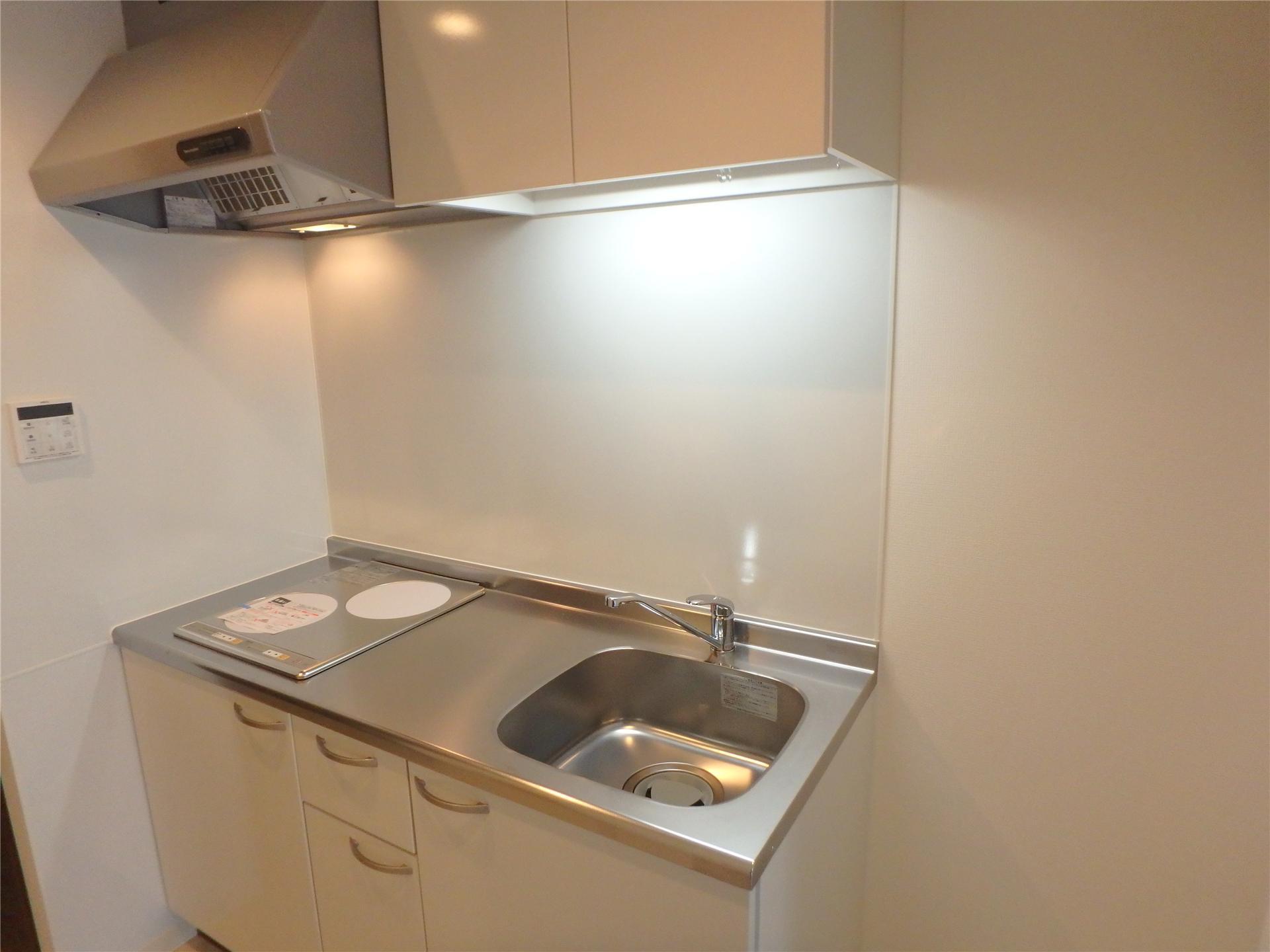 キッチン　２口IHコンロ付のキッチンです