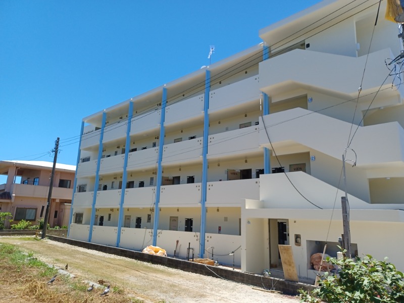 建物外観　建築中です