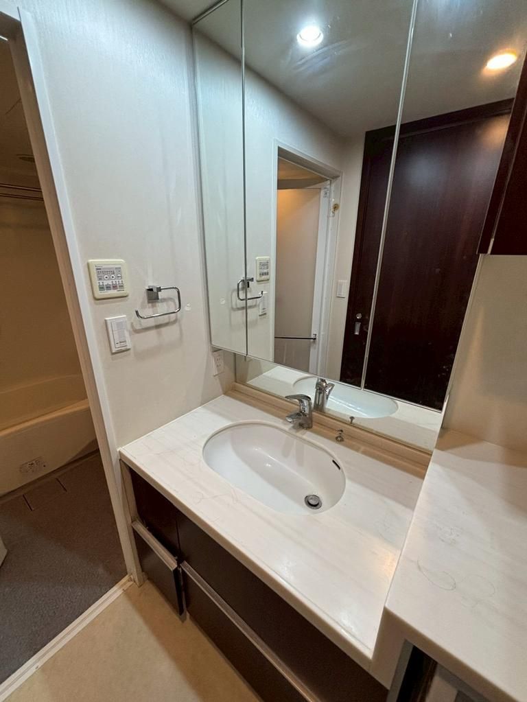 洗面設備　洗面所です