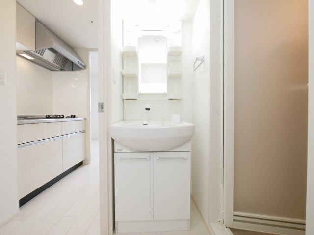 洗面設備　洗面所です