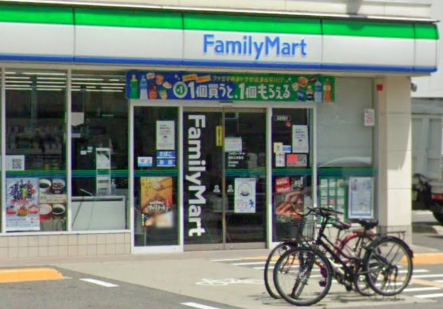 コンビニ　ファミリーマート 福島北港通店（コンビニ）まで392m