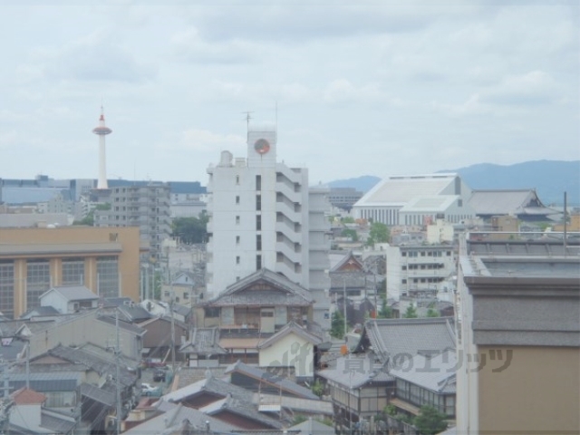 眺望　京都タワー一望。