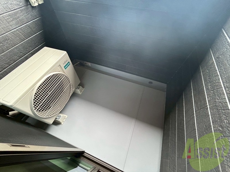 バルコニー　こちらがバルコニーです。晴れた日は沢山洗濯物を干せそうです。