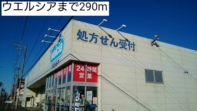 ドラックストア　ウエルシア（ドラッグストア）まで290m