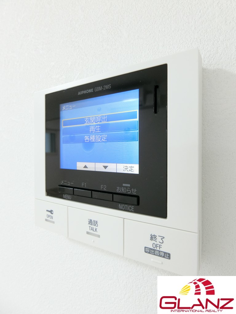 セキュリティ　来客の顔が見えるTVインターホン
