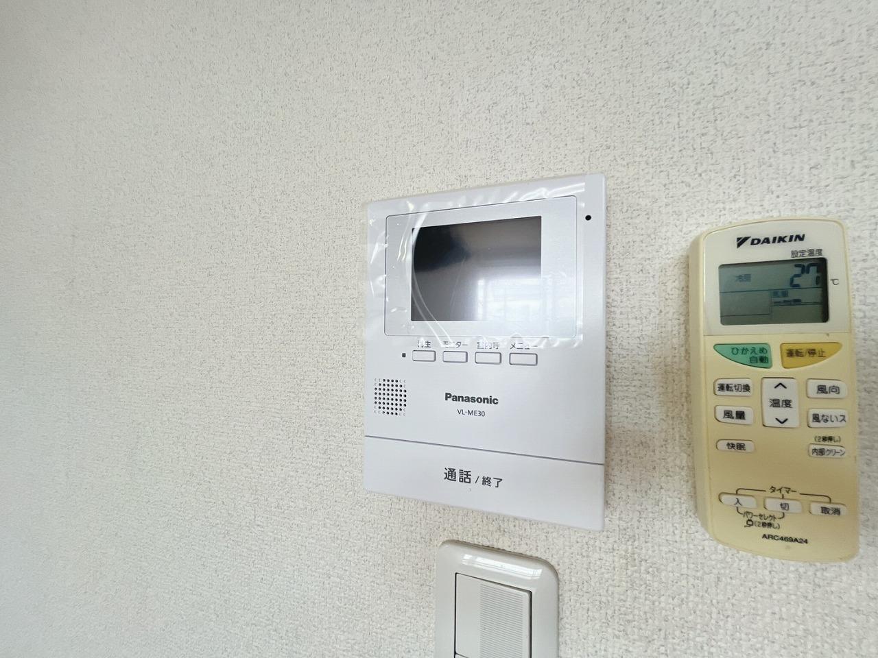 その他設備　モニター付きインターフォン