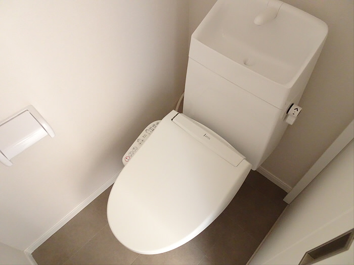 トイレ　ゆったりとした空間のトイレです