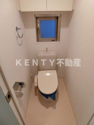 トイレ　ゆったりとした空間のトイレです