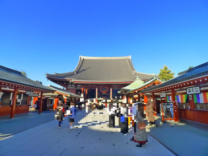 公園　浅草寺（公園）まで1100m