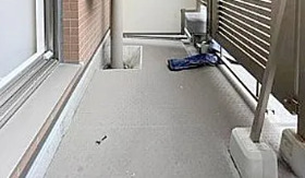 バルコニー　※別部屋の参考写真です。