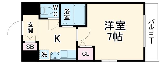 エスリード南森町駅前の間取り写真