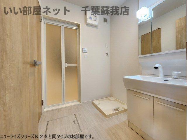 洗面設備　使いやすい洗面所です