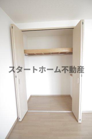 収納　たっぷりとした収納スペースです