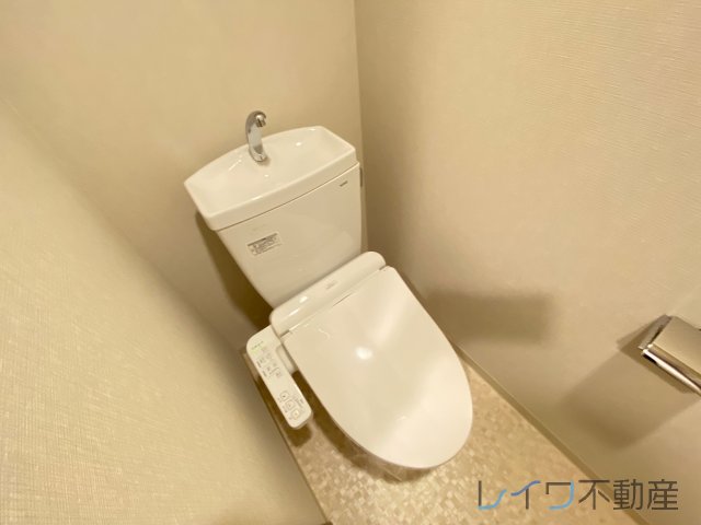 トイレ　ゆったりとした空間のトイレです