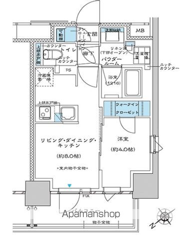 ウィルテラス板橋の間取り写真