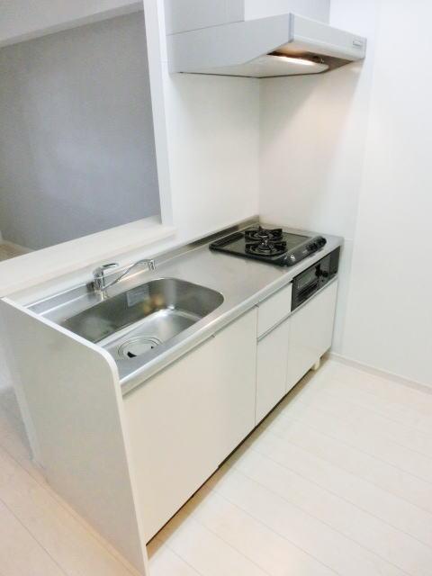 キッチン　2口コンロ付システムキッチン