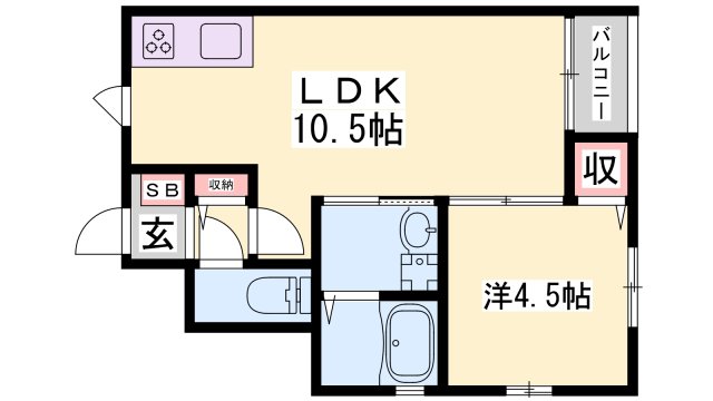Kパラッツォ加古川の間取り写真