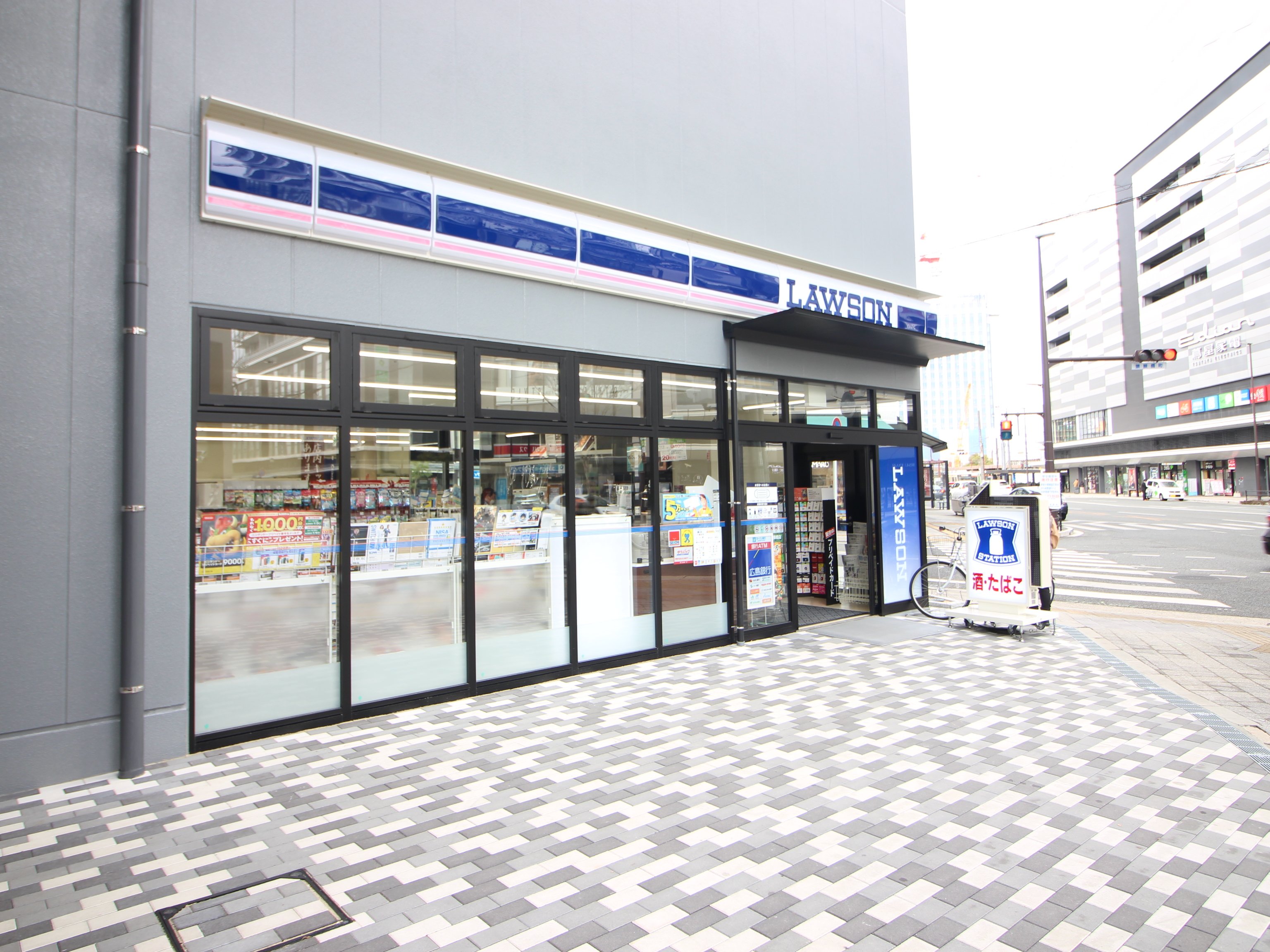 コンビニ　ローソン広島猿猴橋店（コンビニ）まで248m