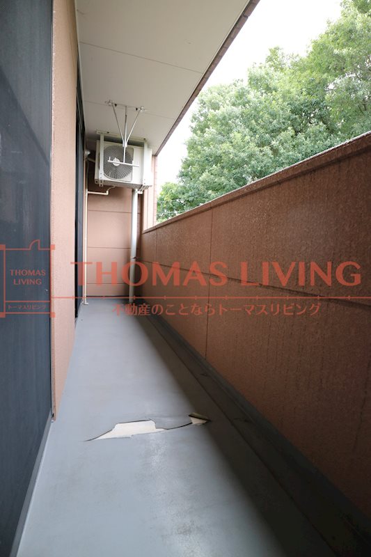 バルコニー　1階は専用庭になります。