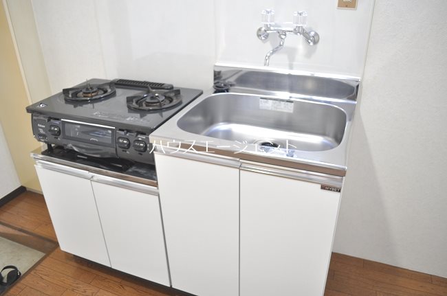 キッチン　キッチンは２口コンロ設置可です。※コンロはつきません。