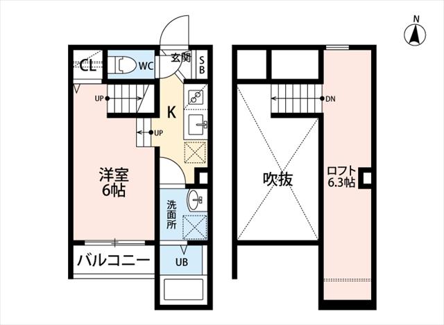 ＪＲ豊肥本線 新水前寺駅 徒歩5分 2階建 築9年の間取り写真