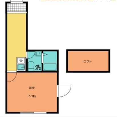 京王線 調布駅 徒歩4分 2階建 築14年の間取り写真