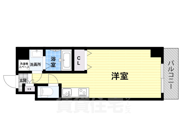 南海本線 湊駅 徒歩10分 11階建 築2年の間取り写真