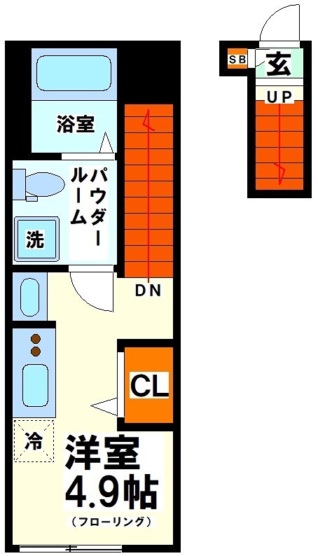 京王線 代田橋駅 徒歩9分 2階建 築1年の間取り写真