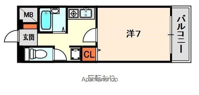 京阪本線 樟葉駅 徒歩5分 5階建 築33年の間取り写真