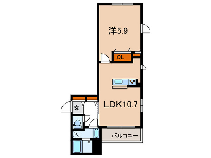 LES ENS FAMIIAUX hの間取り写真