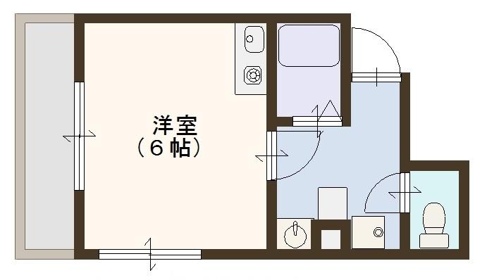 スタシオン梅田イーストの間取り写真