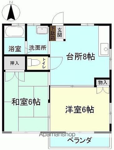 メゾン伊奈東 A棟の間取り写真