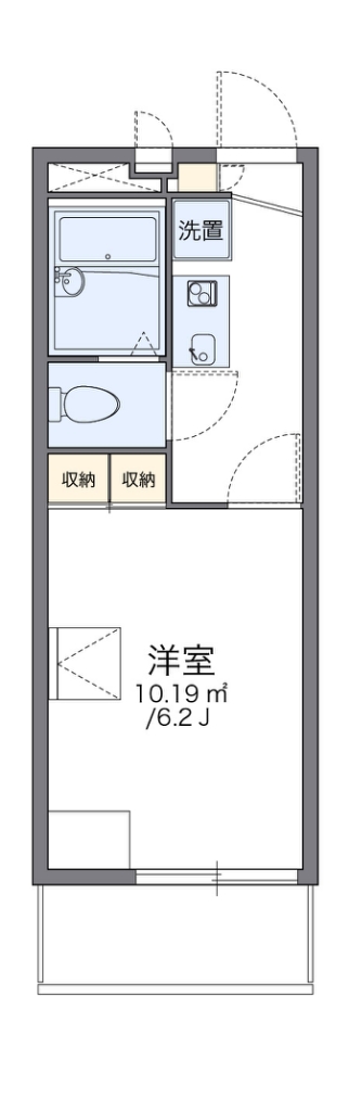 レオパレス三津屋の間取り写真
