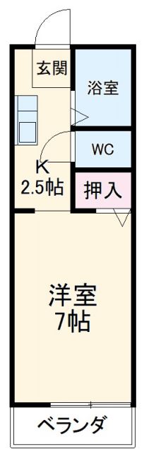第2アンシックスの間取り写真
