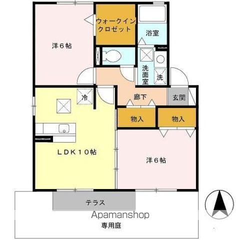 アルブルコート B棟の間取り写真