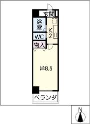 ウェステリア西大須の間取り写真