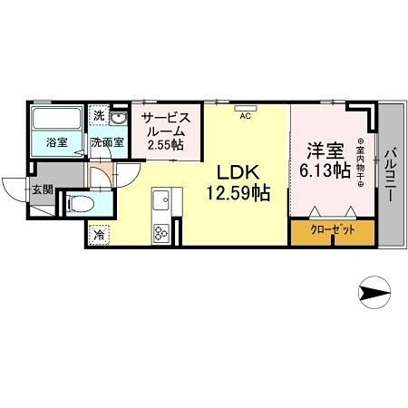 アナシエ西伊興の間取り写真