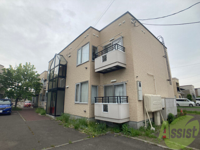 建物外観　札幌市東区北五十一条東「グリーンパークヴィレッジＢ」