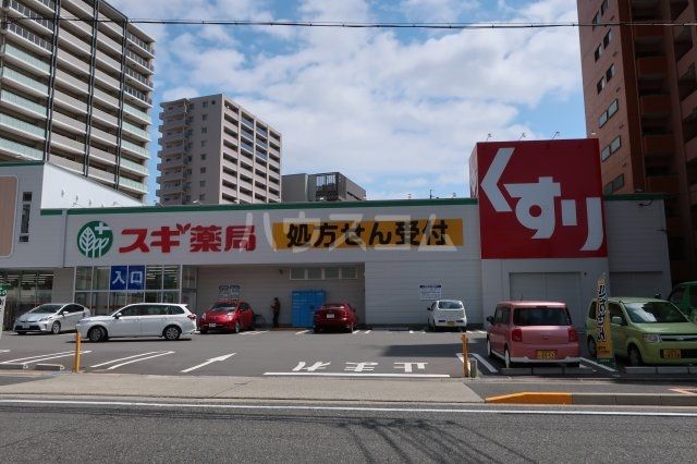 【名古屋市中川区山王のアパートのドラックストア】