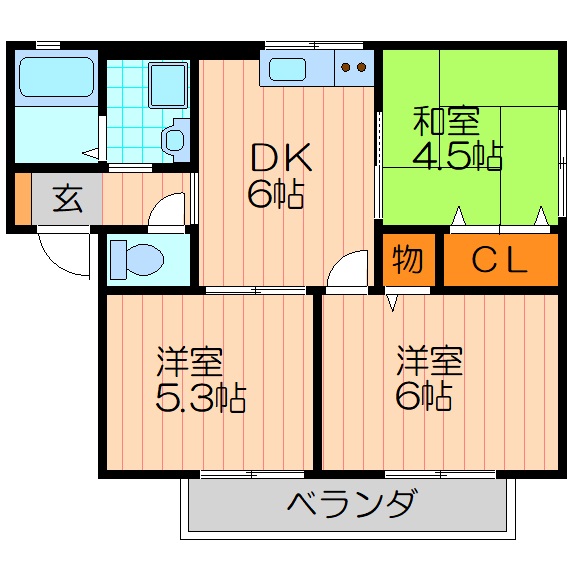 プレミールIの間取り