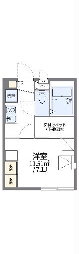 【レオパレス杉山の間取り】