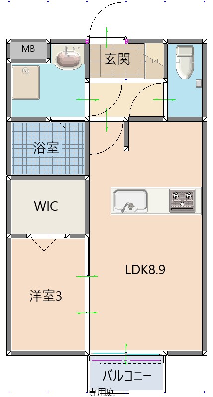 ロイヤルビューの間取り