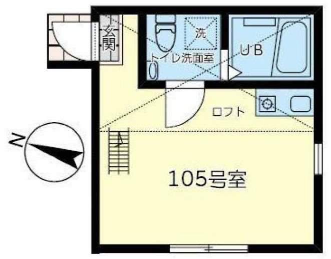 ユナイト東逗子ラグーンの間取り