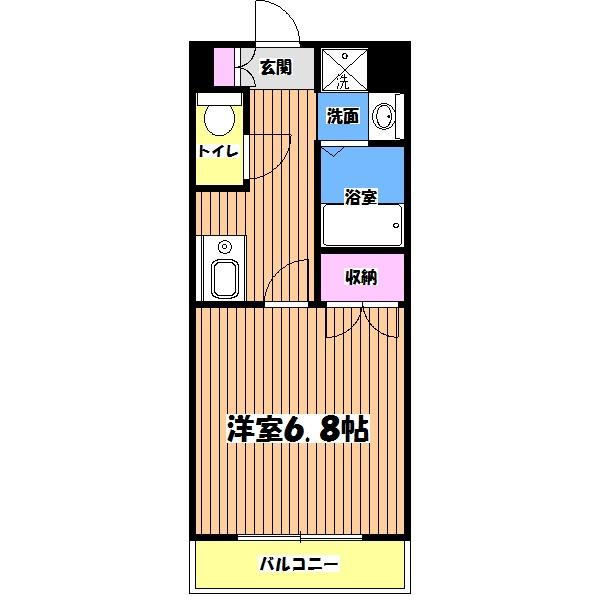 トレセリア暁町の間取り