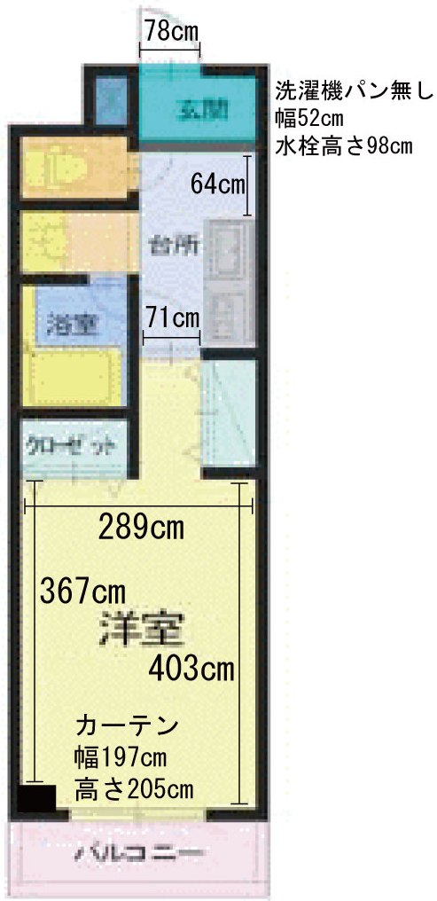 セサミ古鍛冶の間取り