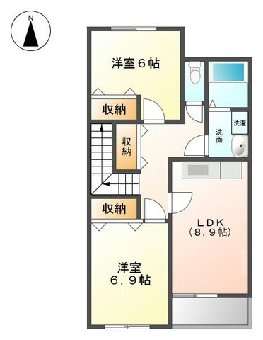 石積の館1番館の間取り