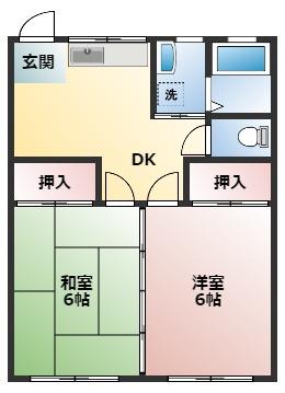 サニーハイツ(倉松)の間取り